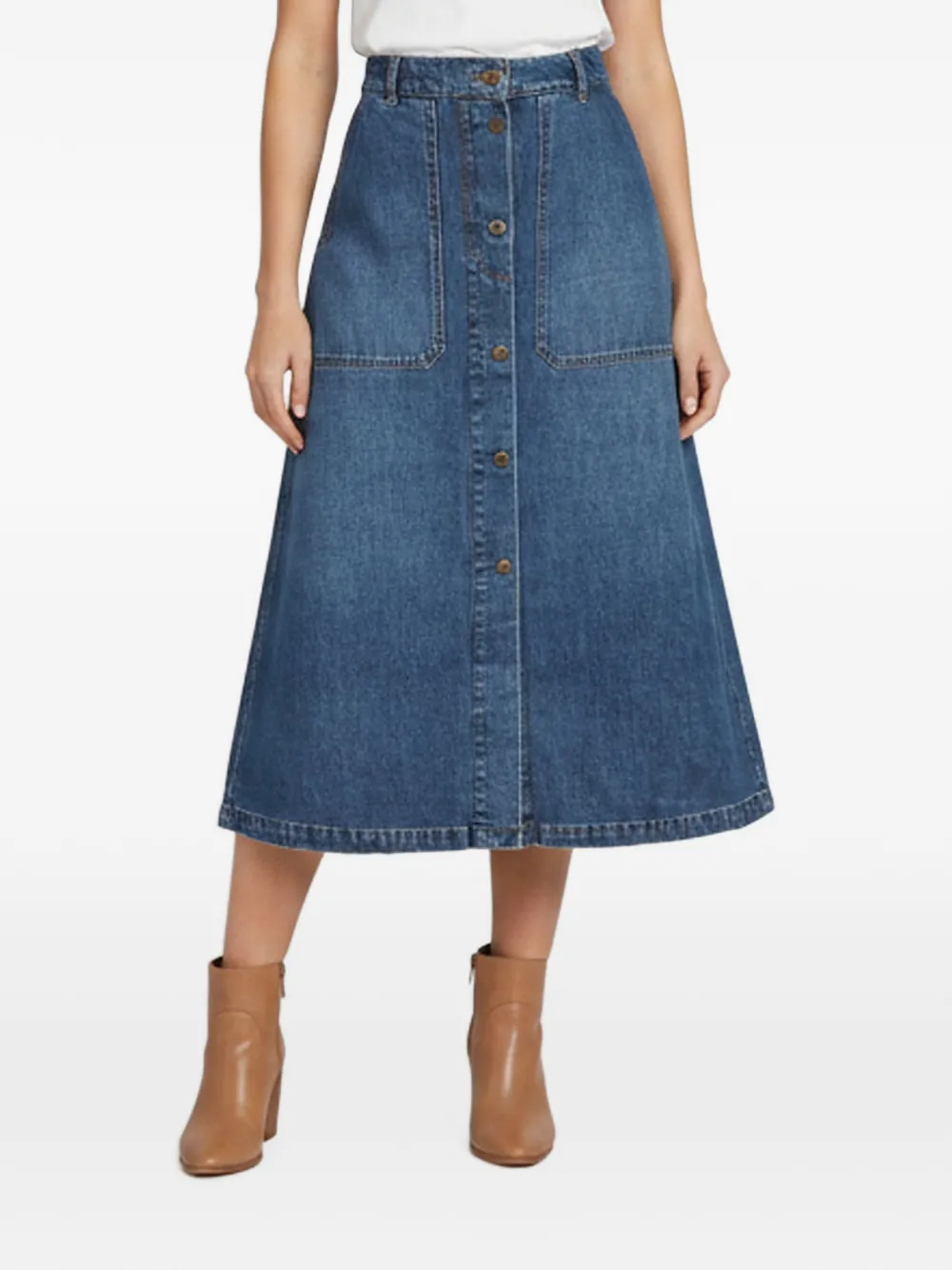 Weekend Max Mara chemise en jean - Bleu