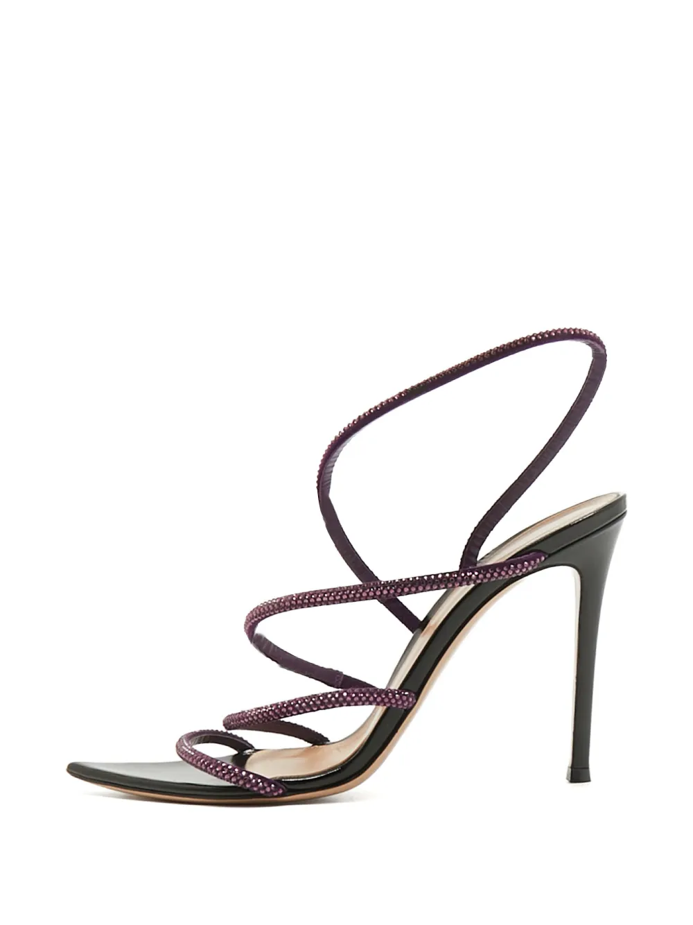 Gianvito Rossi Ettie crystal-embellished sandals - Viola