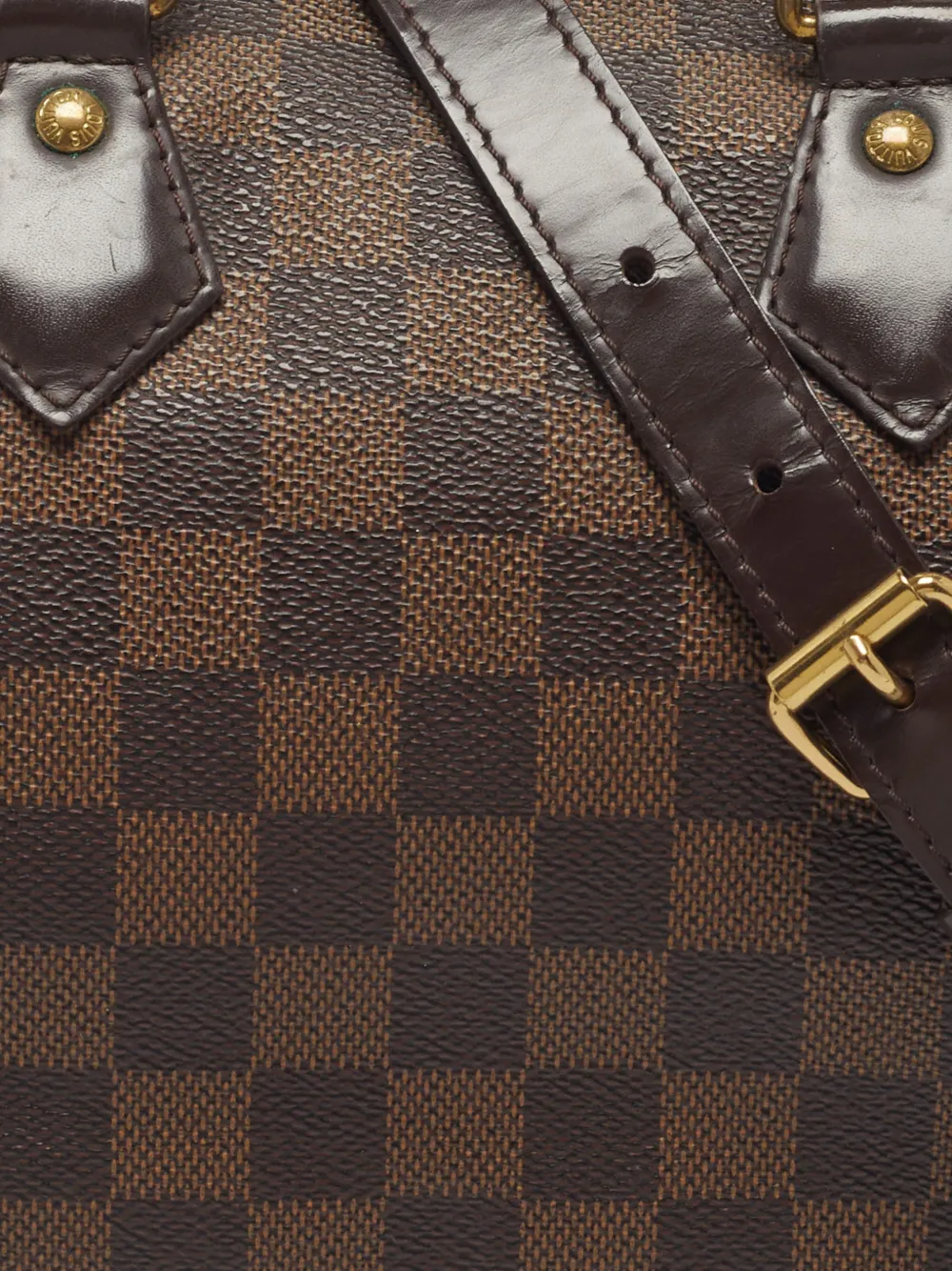 Louis Vuitton Pre-Owned 2014 Speedy Bandoulière 25 Damier Ebene shopper Bruin