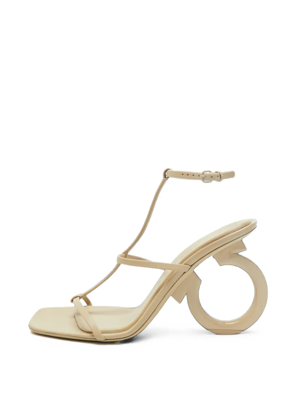 Ferragamo Pre-Owned sandales Elina à bride arrière - Tons neutres Ferragamo Pre-Owned sandales Elina à bride arrière - Tons neutres
