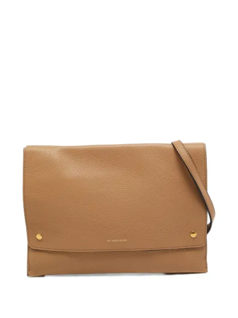 Burberry Pre-Owned Double Side Flap leather crossbody bag