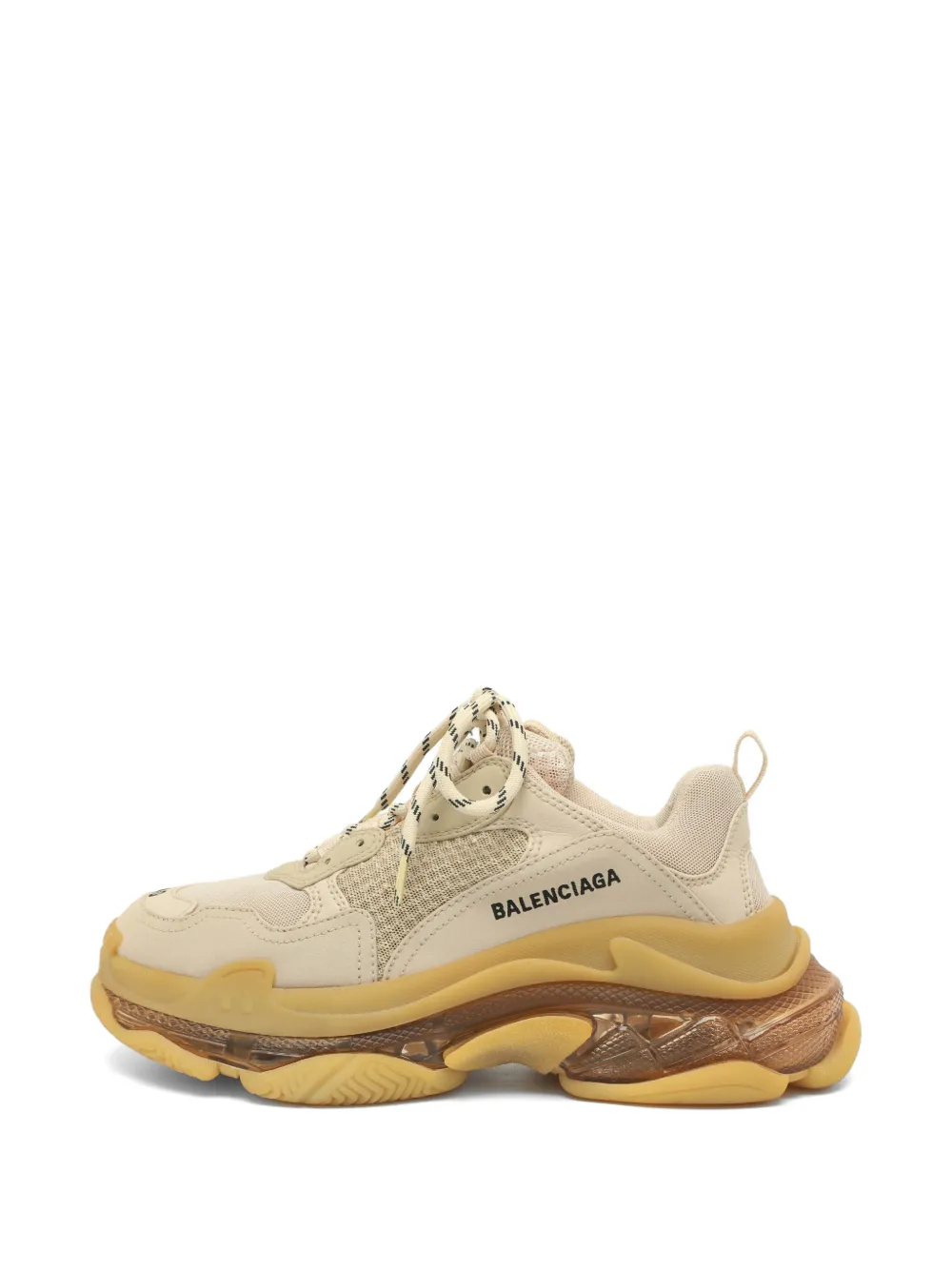 Balenciaga Pre-Owned Triple S Clear Sneakers - Nude