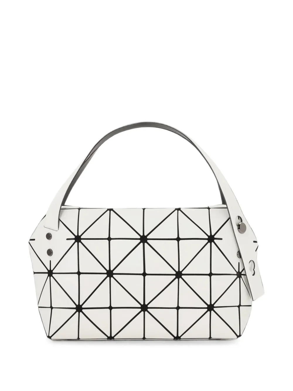 Bao Issey Miyake Kleine Boston shopper met geometrische vlakken Wit