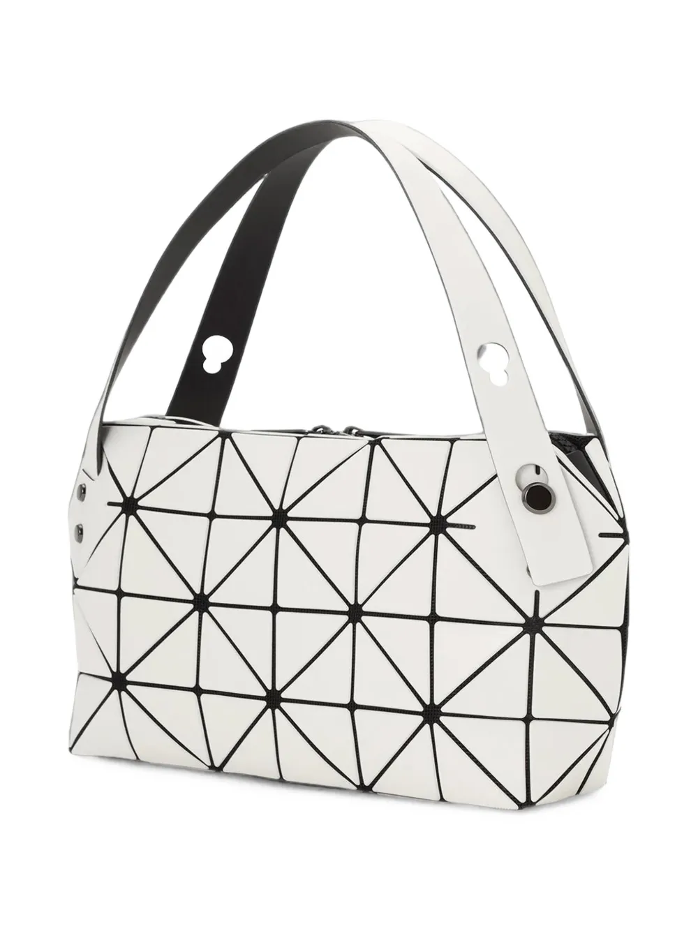 Bao Issey Miyake Kleine Boston shopper met geometrische vlakken Wit