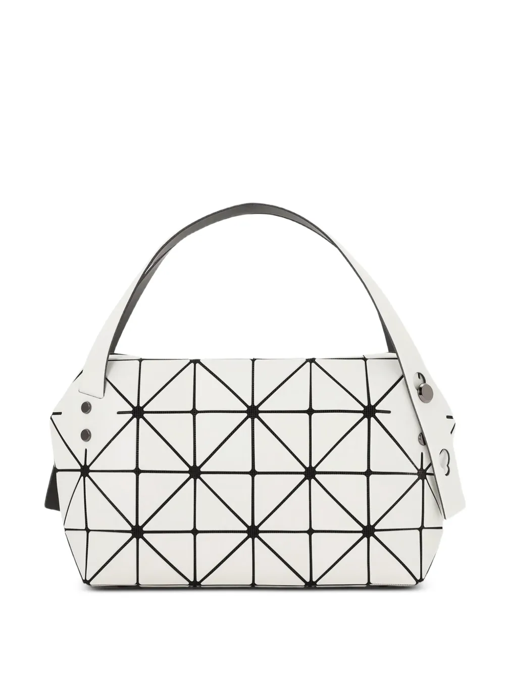 Bao Bao Issey Miyake small Boston geometric-panelled tote bag in White
