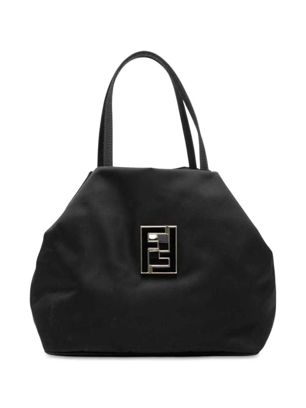 Fendi Pre-Owned 2000-2010 Nylon FF handbag - Nero