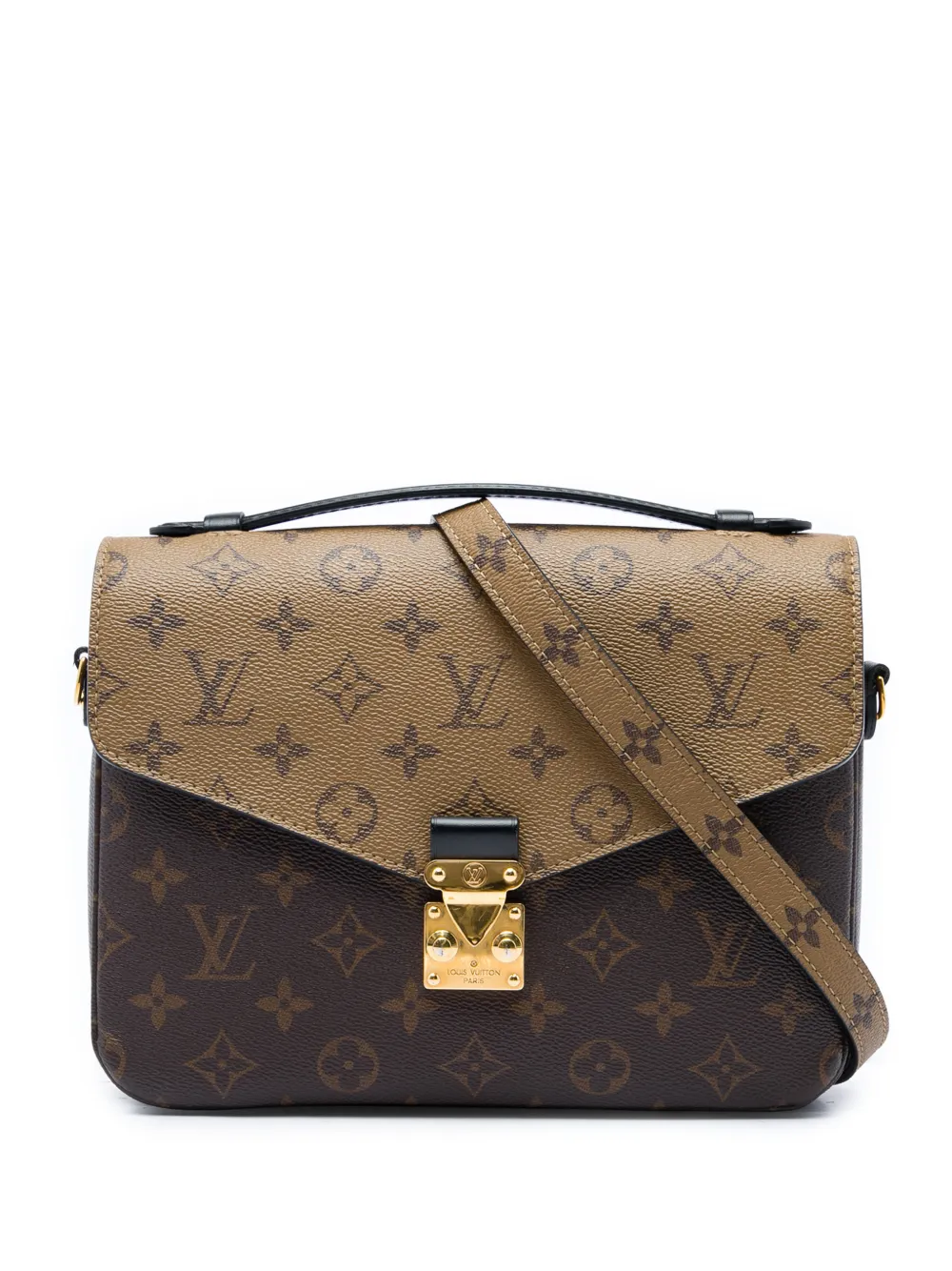 Louis Vuitton Pre-Owned 2020 Monogram Reverse Pochette Metis satchel - Marrone