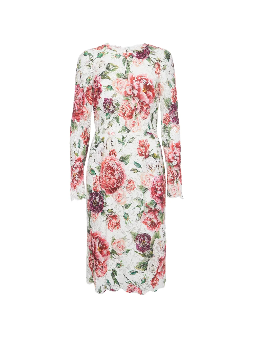 Dolce & Gabbana Pre-Owned floral-print mini dress - Weiß