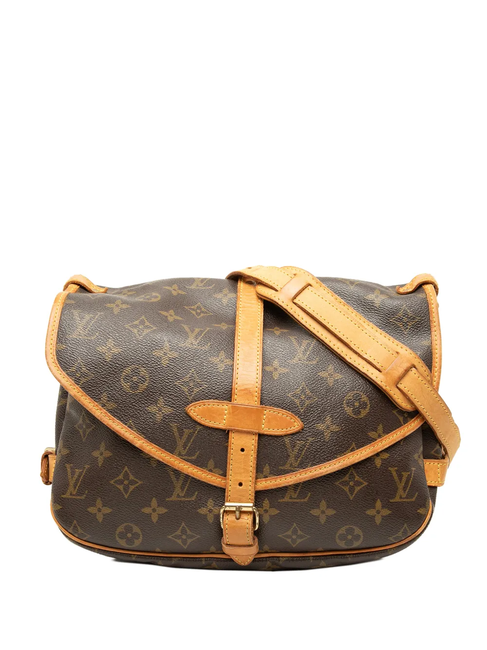 Louis Vuitton Pre-Owned 2002 Monogram Saumur Umhängetasche 30cm - Braun