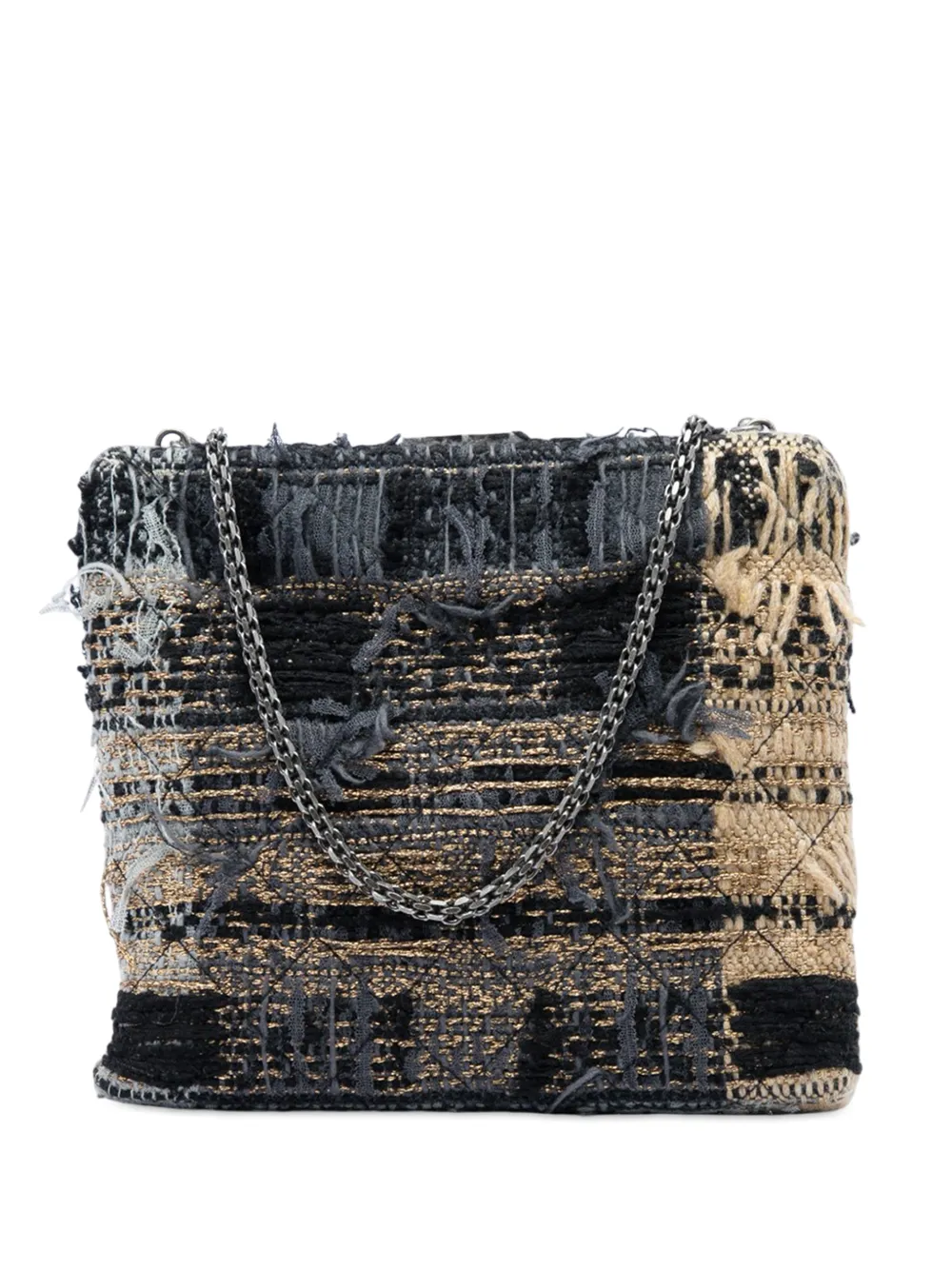 CHANEL Pre-Owned 2016-2017 Multicolor Tweed Quadrato Box crossbody bag - Nero
