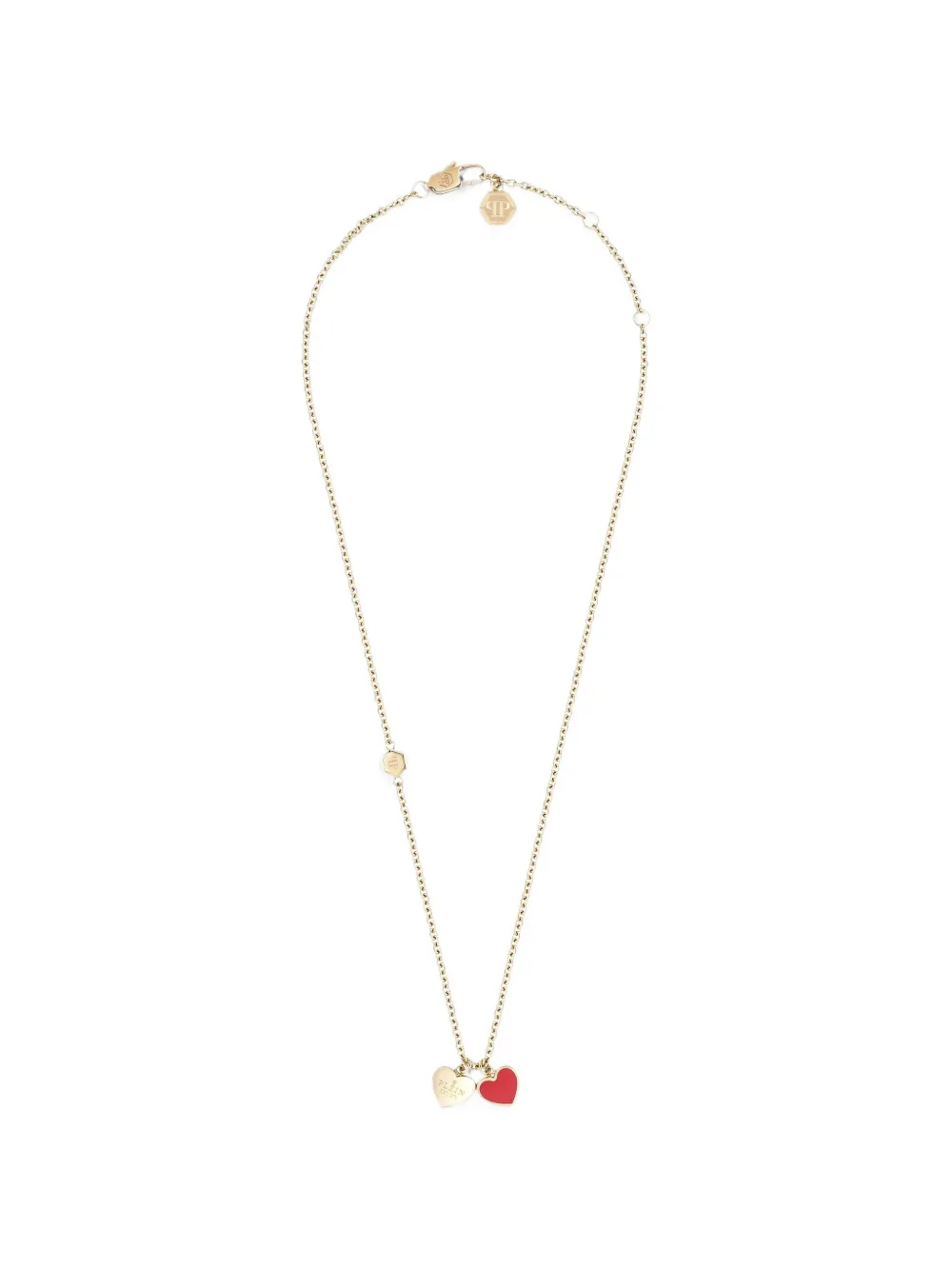 Philipp Plein Rocked Heart necklace