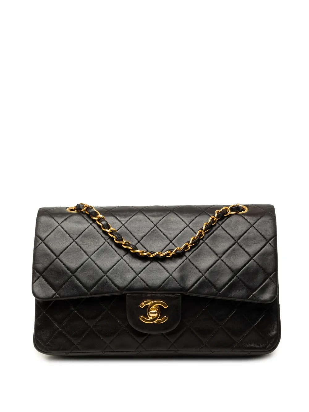 CHANEL Pre-Owned 1996-1997 Medium Classic Lambskin Double Flap shoulder bag - Nero
