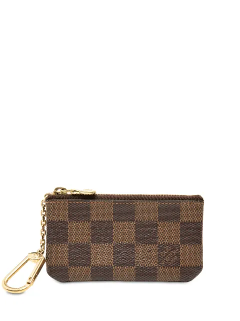 Louis Vuitton Pre-Owned monedero Pochette Cles de motivo Damier Ebene característico 2000