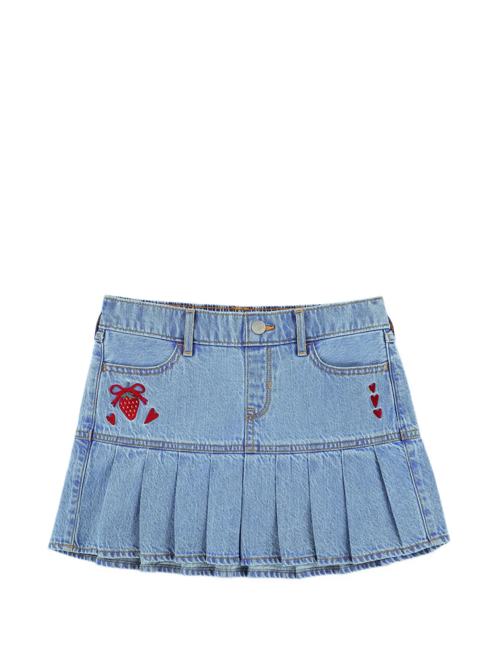 ABERCROMBIE FITCH KIDS Shorts mit tiefer Taille - Blau