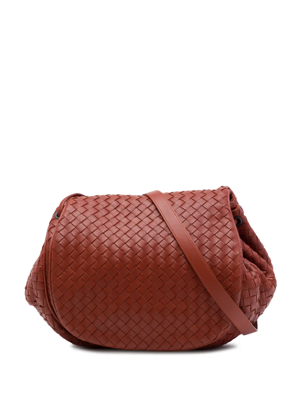 Bottega Veneta Pre-Owned 2011 Intrecciato Flap Umhängetasche - Braun