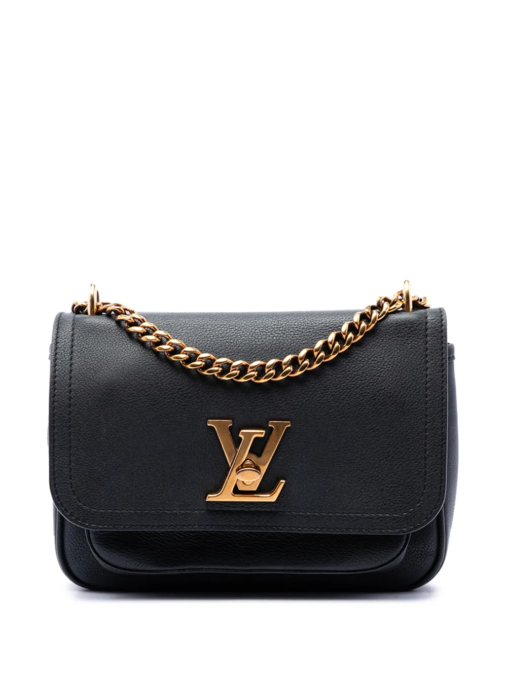 Louis Vuitton Pre-Owned 2021-2026 Lockme Chain Schultertasche aus Kalbsleder - Schwarz