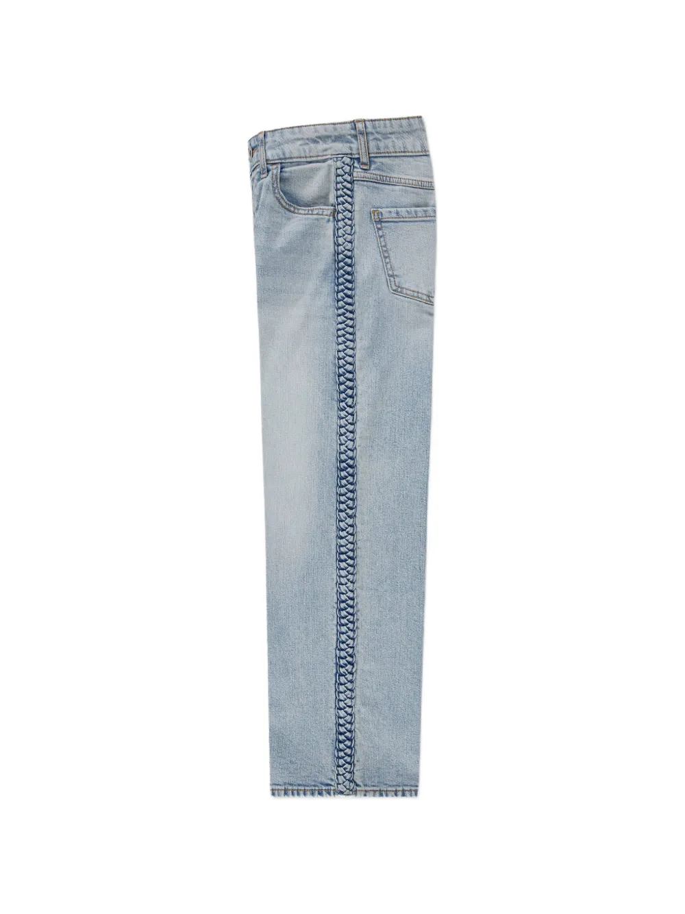 ABERCROMBIE FITCH KIDS Gevlochten HR jeans Blauw
