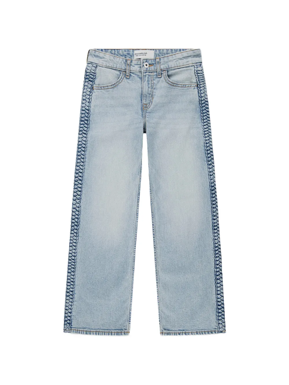 ABERCROMBIE FITCH KIDS Gevlochten HR jeans Blauw