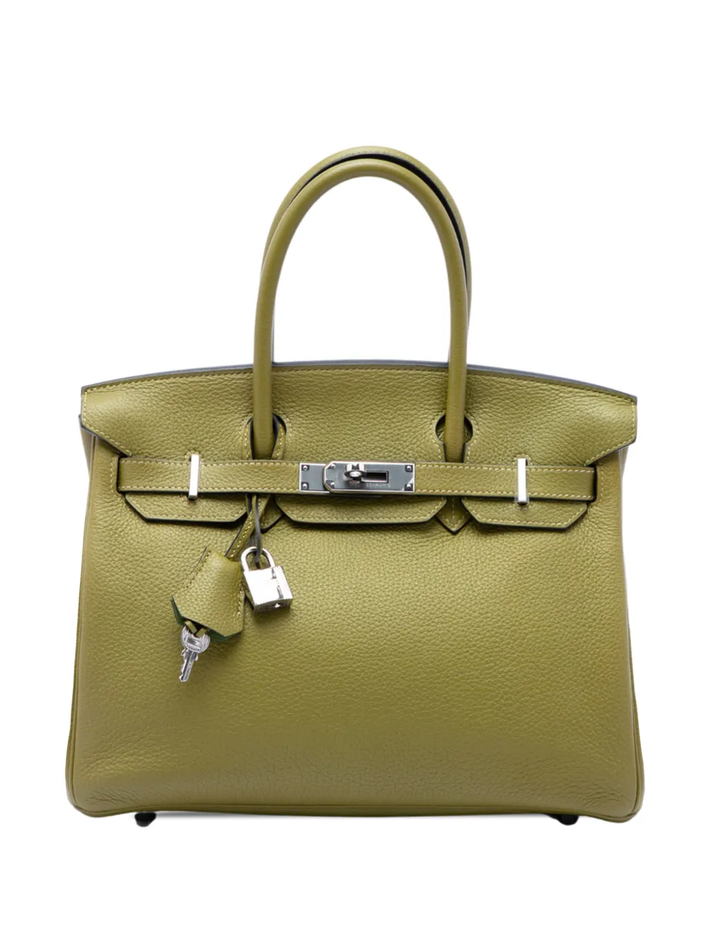Hermès Pre-Owned 2010 Clemence Birkin Retourne 30 handbag - Verde