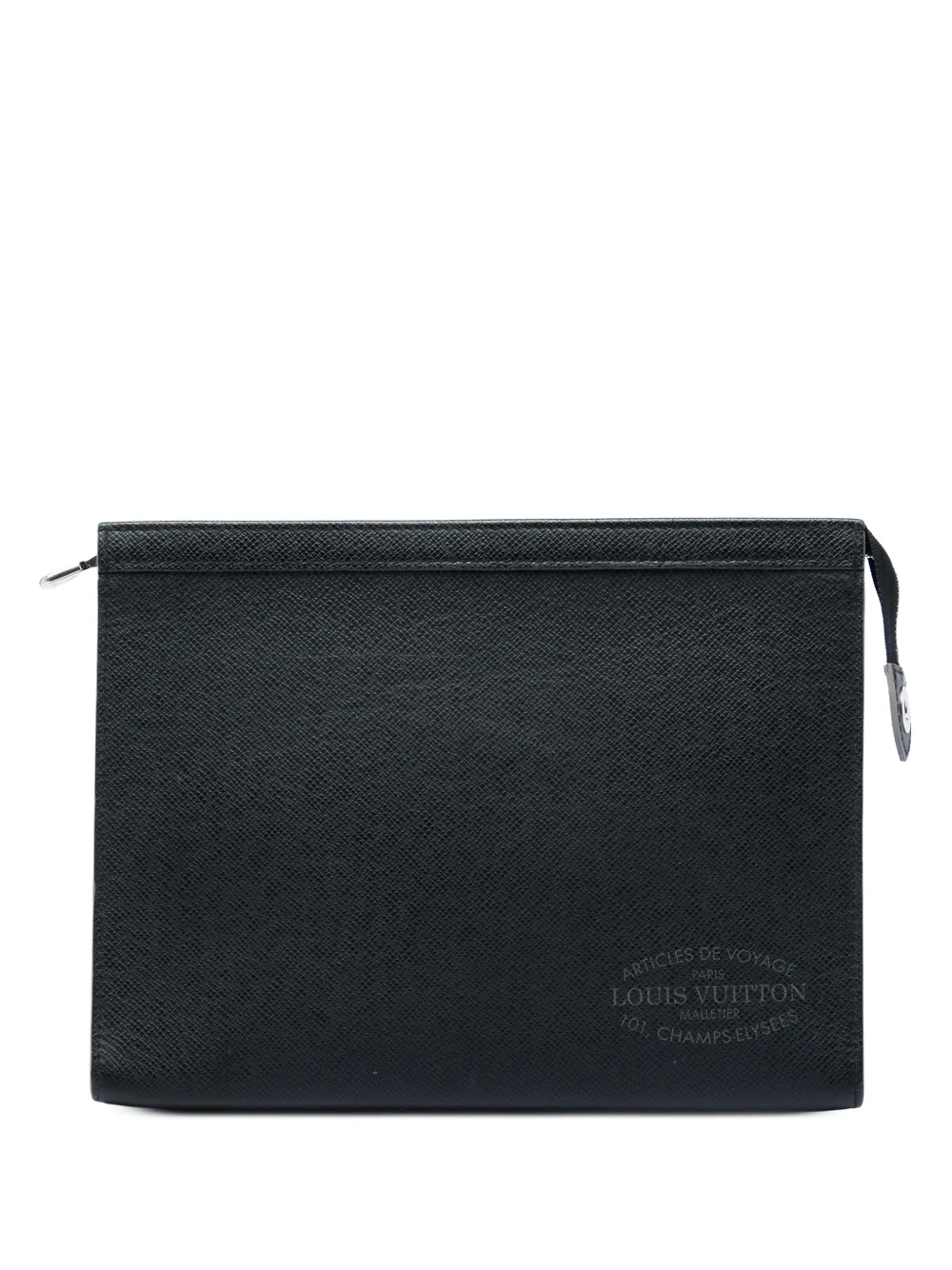 Louis Vuitton Pre-Owned 2019 Taiga Articles de Voyage Pochette Voyage MM clutch bag - Black