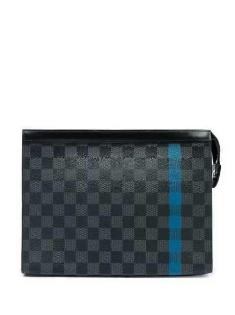 Louis Vuitton Pre-Owned 2018 Damier Graphite Stripe Pochette Voyage MM clutch bag