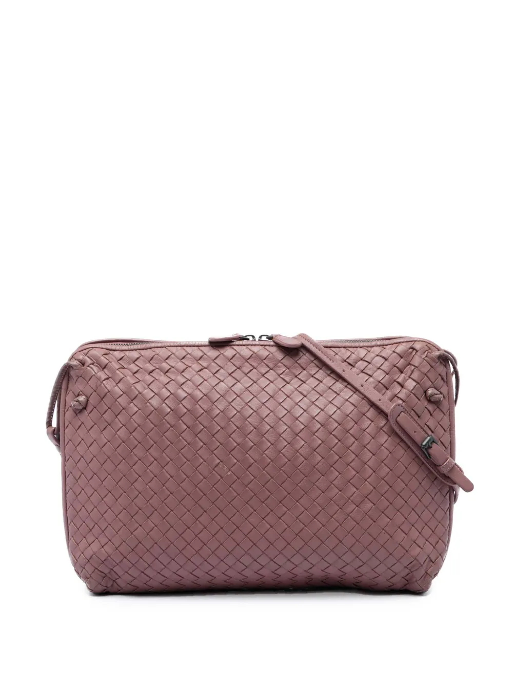 Bottega Veneta Pre-Owned 2012-2026 Nappa Intrecciato Nodini Umhängetasche - Rosa