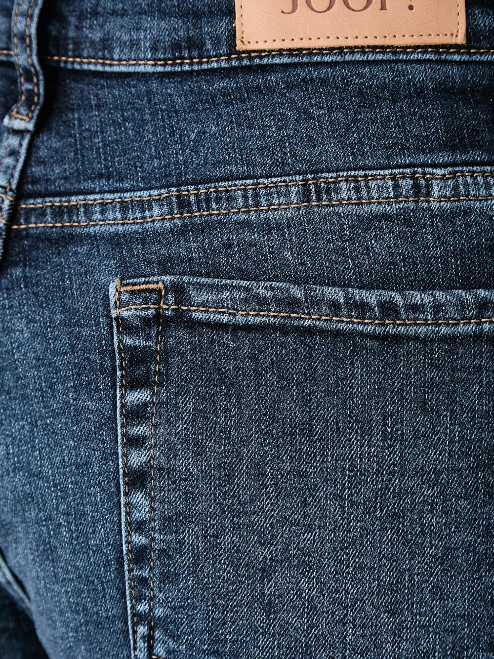 Joop! faded-effect cropped jeans Blauw