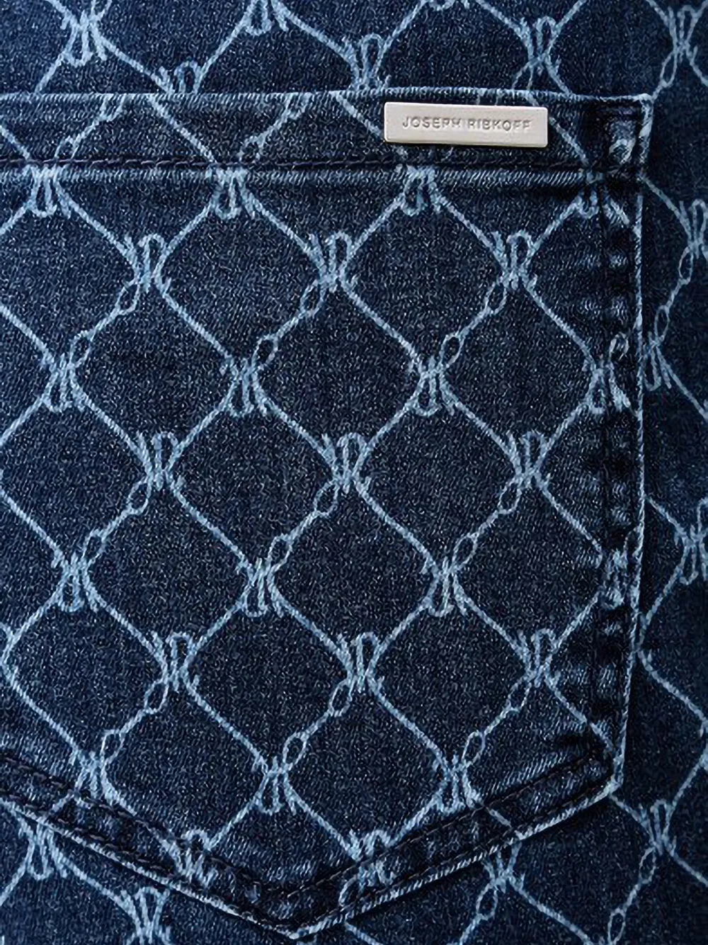 Joseph Ribkoff Jeans met monogramprint Blauw
