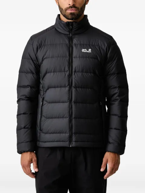JACK WOLFSKIN Wild Pass Down logo-print quilted jacket