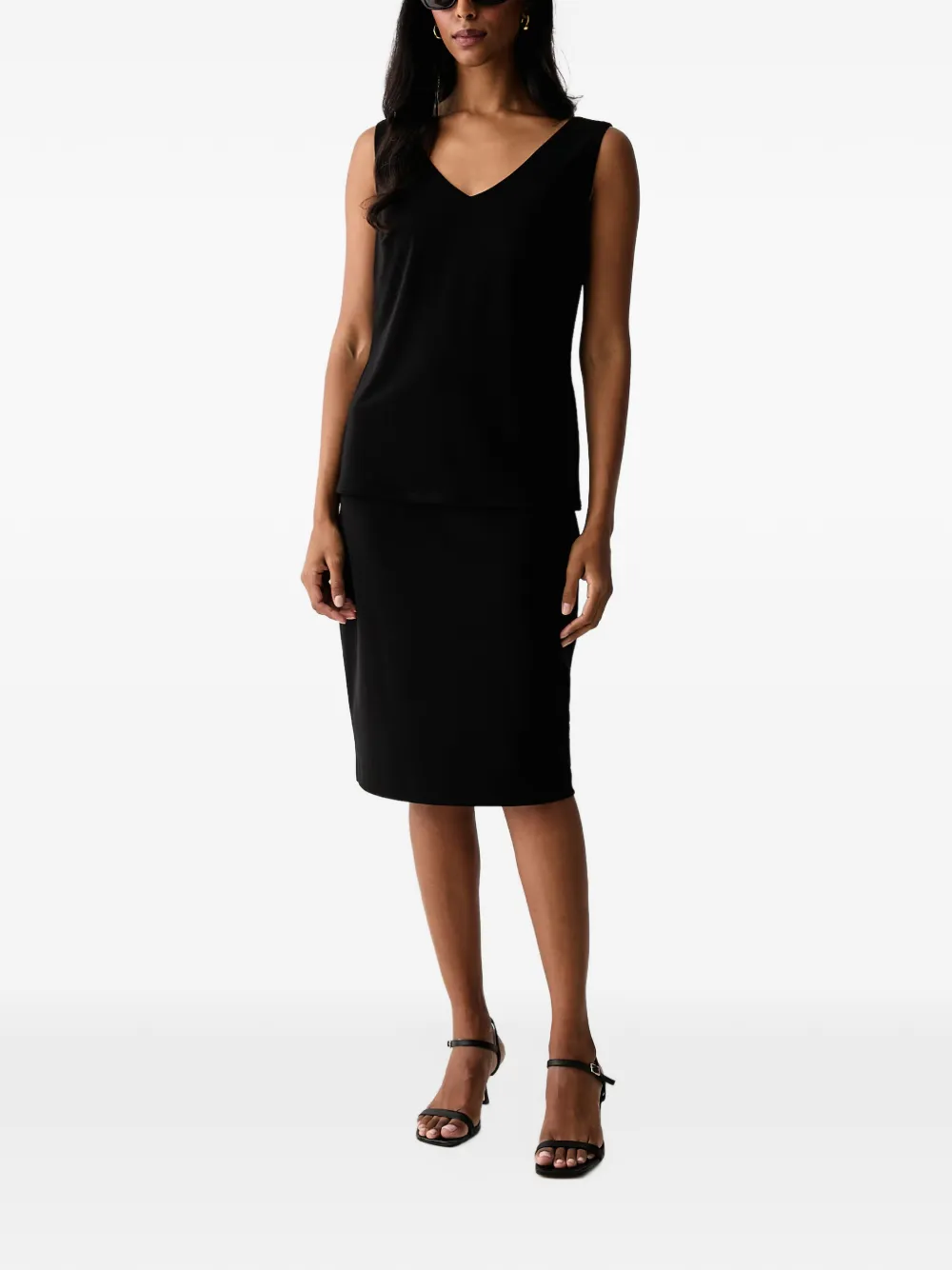 Joseph Ribkoff elasticated-waist pencil skirt Zwart