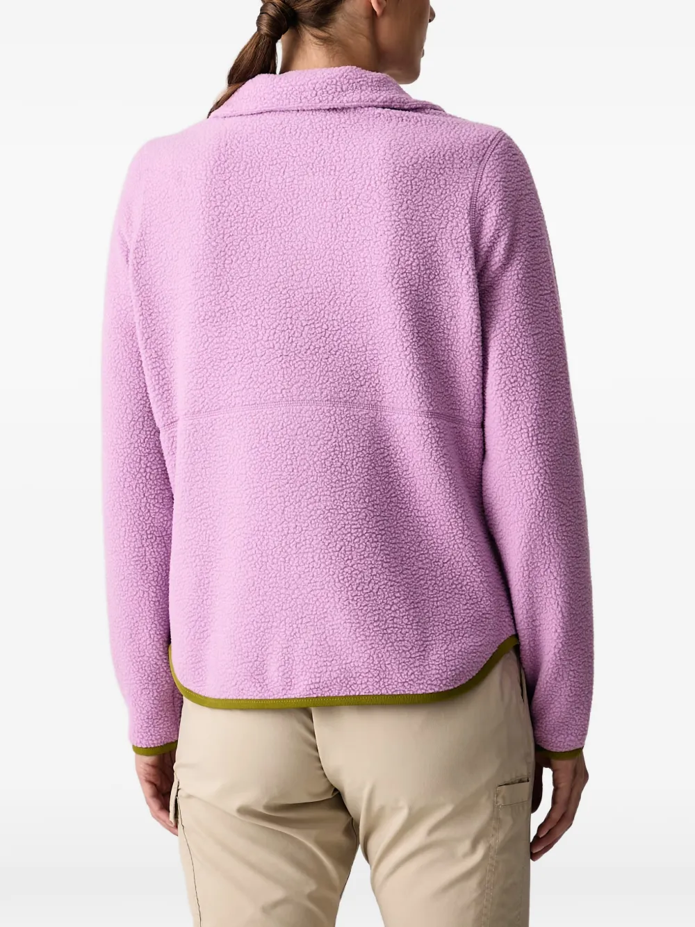 JACK WOLFSKIN LITE CURL FZ W fleece sweater met rits Paars