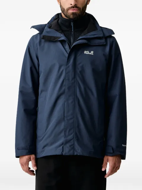 JACK WOLFSKIN PINETRAIL 3IN1 JKT M hooded zip-up jacket