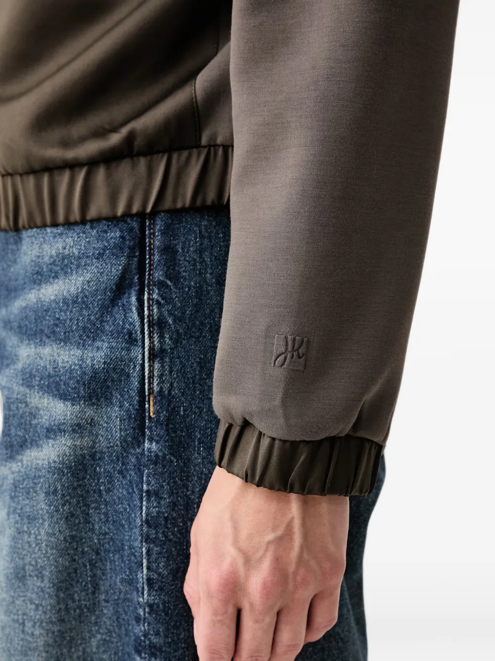 Joseph Ribkoff Hoodie met trekkoord Bruin