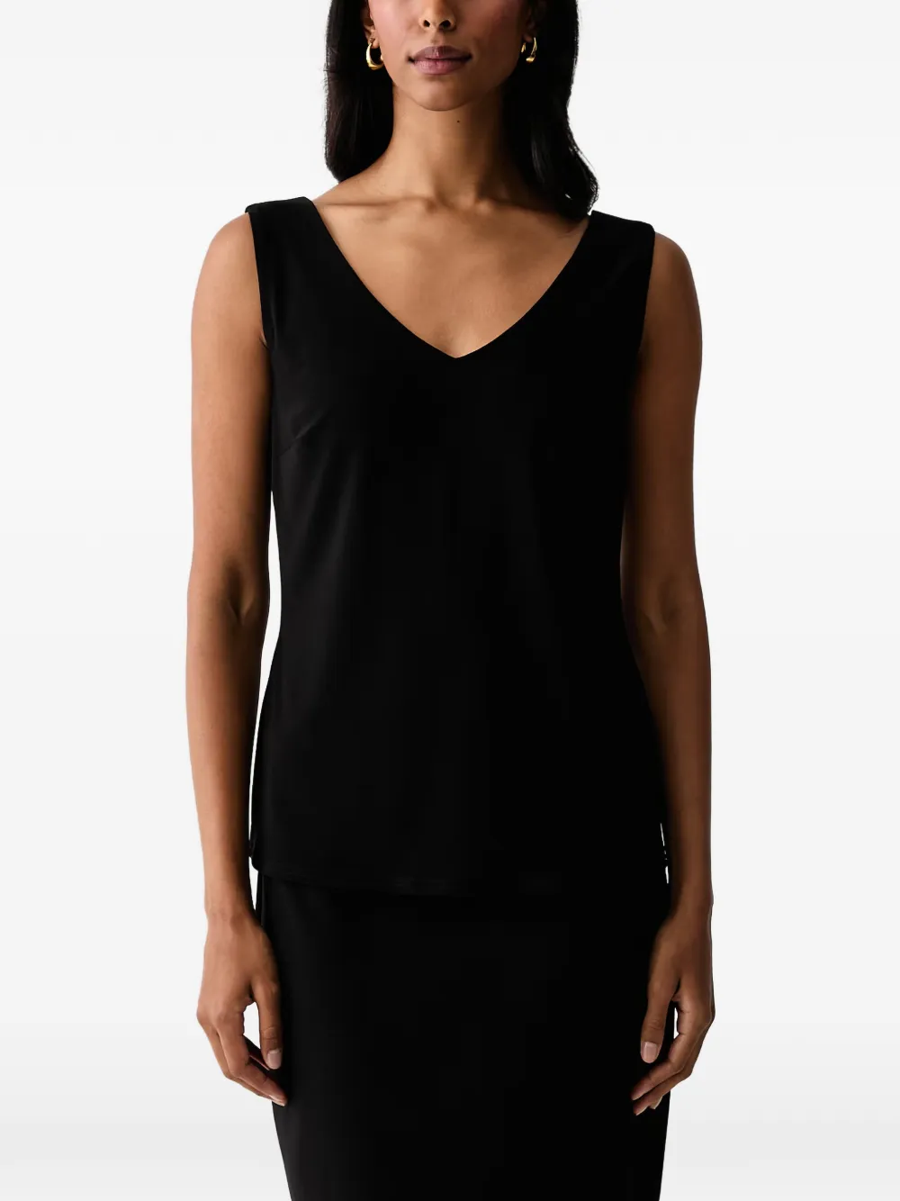 Joseph Ribkoff V-neck tank top - Noir Joseph Ribkoff V-neck tank top - Noir