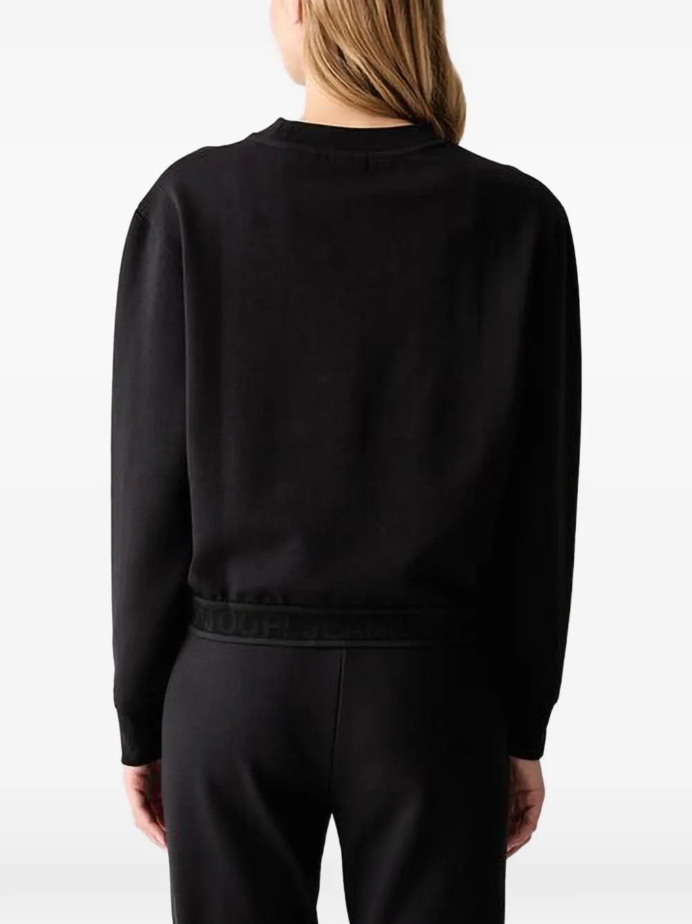 Joop! logo-waistband sweatshirt Zwart