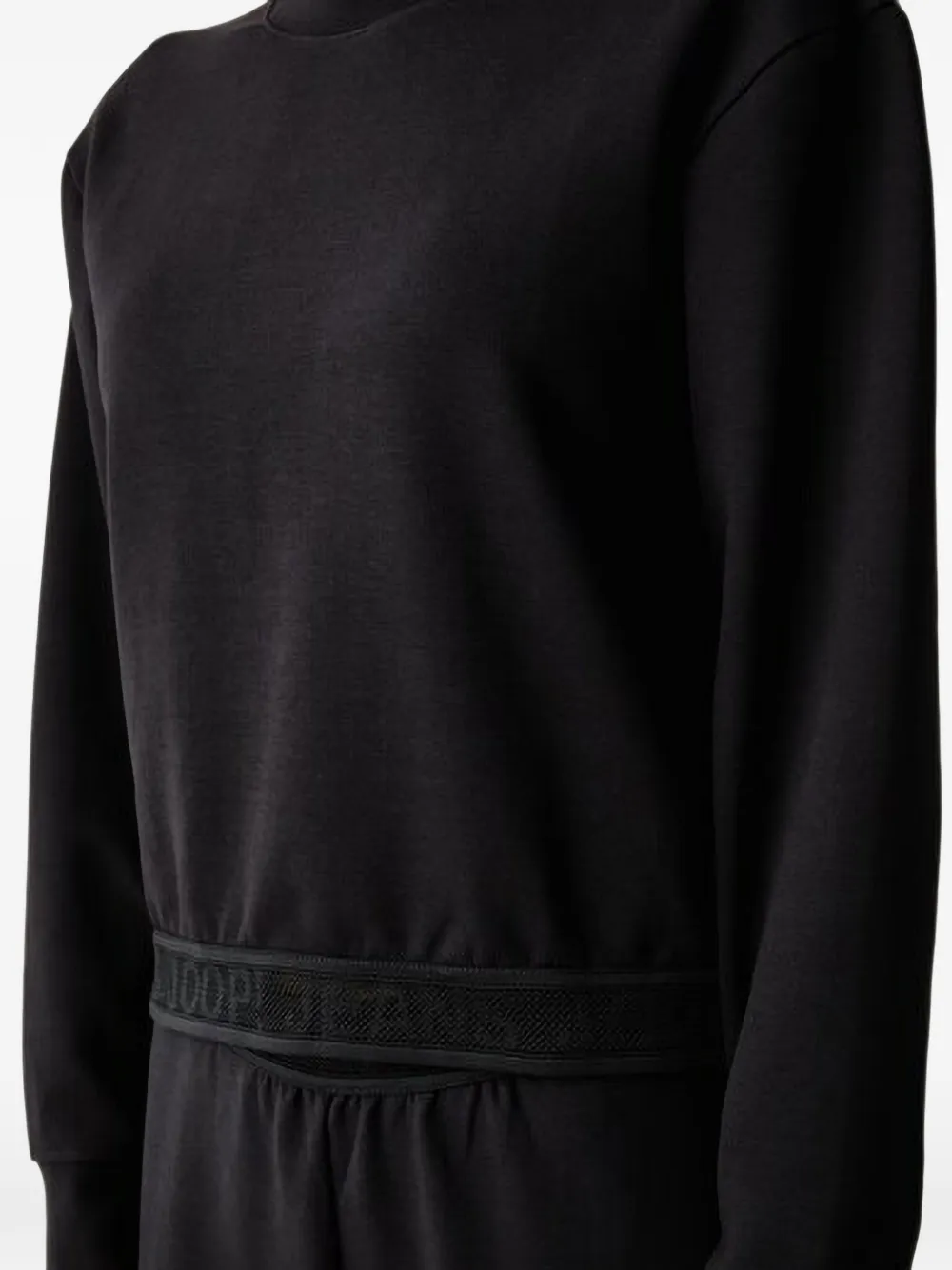 Joop! logo-waistband sweatshirt Zwart