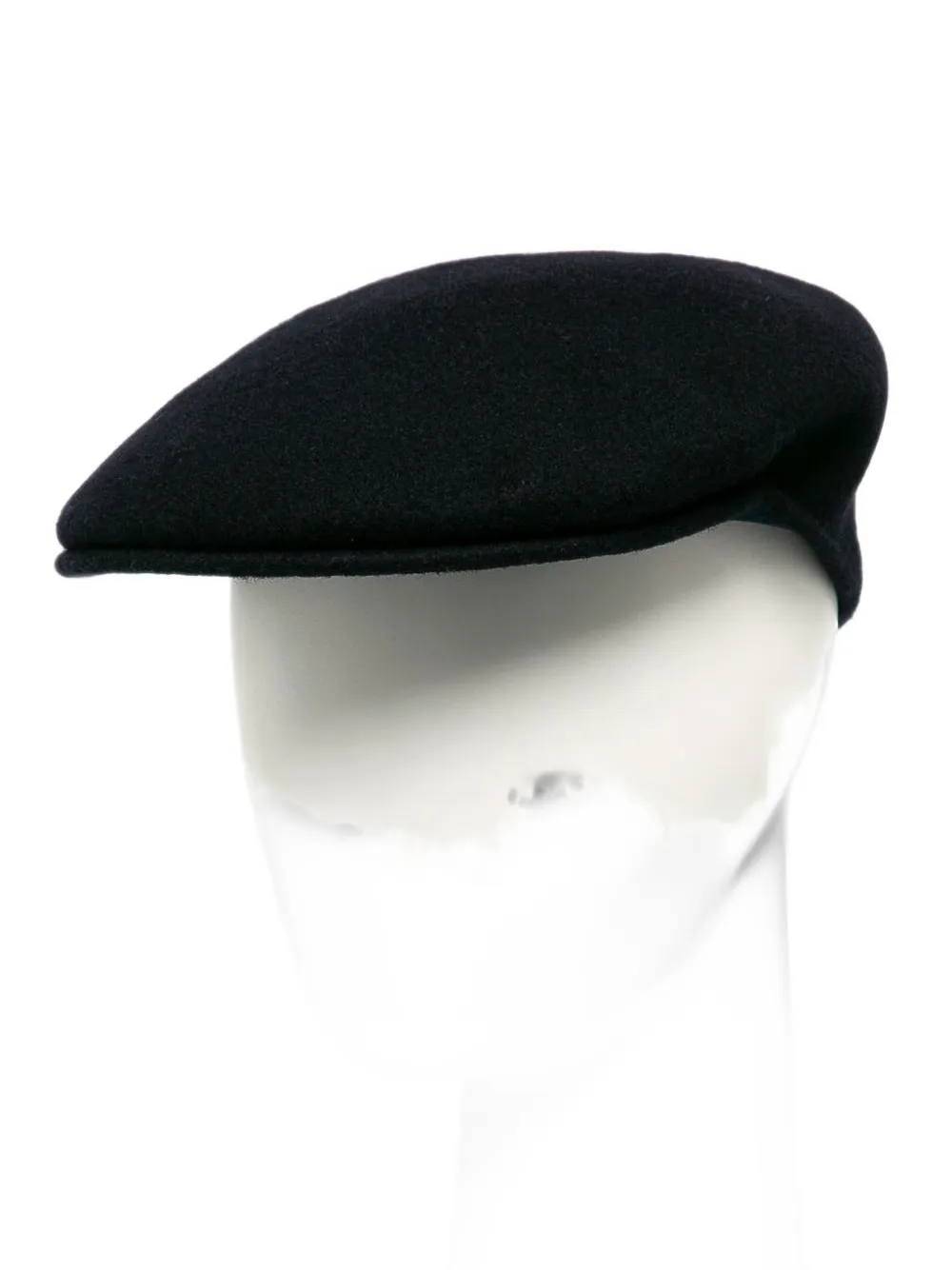 Kangol wool flat cap Zwart