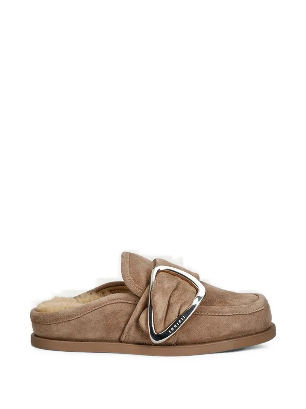 Inuikii buckle-detail suede mules - Tons neutres Inuikii buckle-detail suede mules - Tons neutres