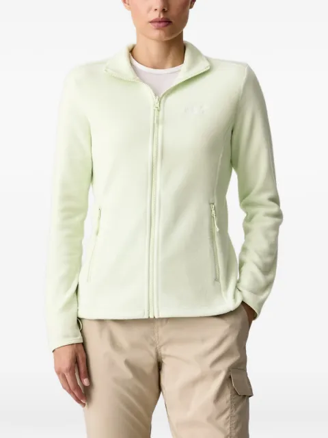 JACK WOLFSKIN Felpa con logo ricamato e zip