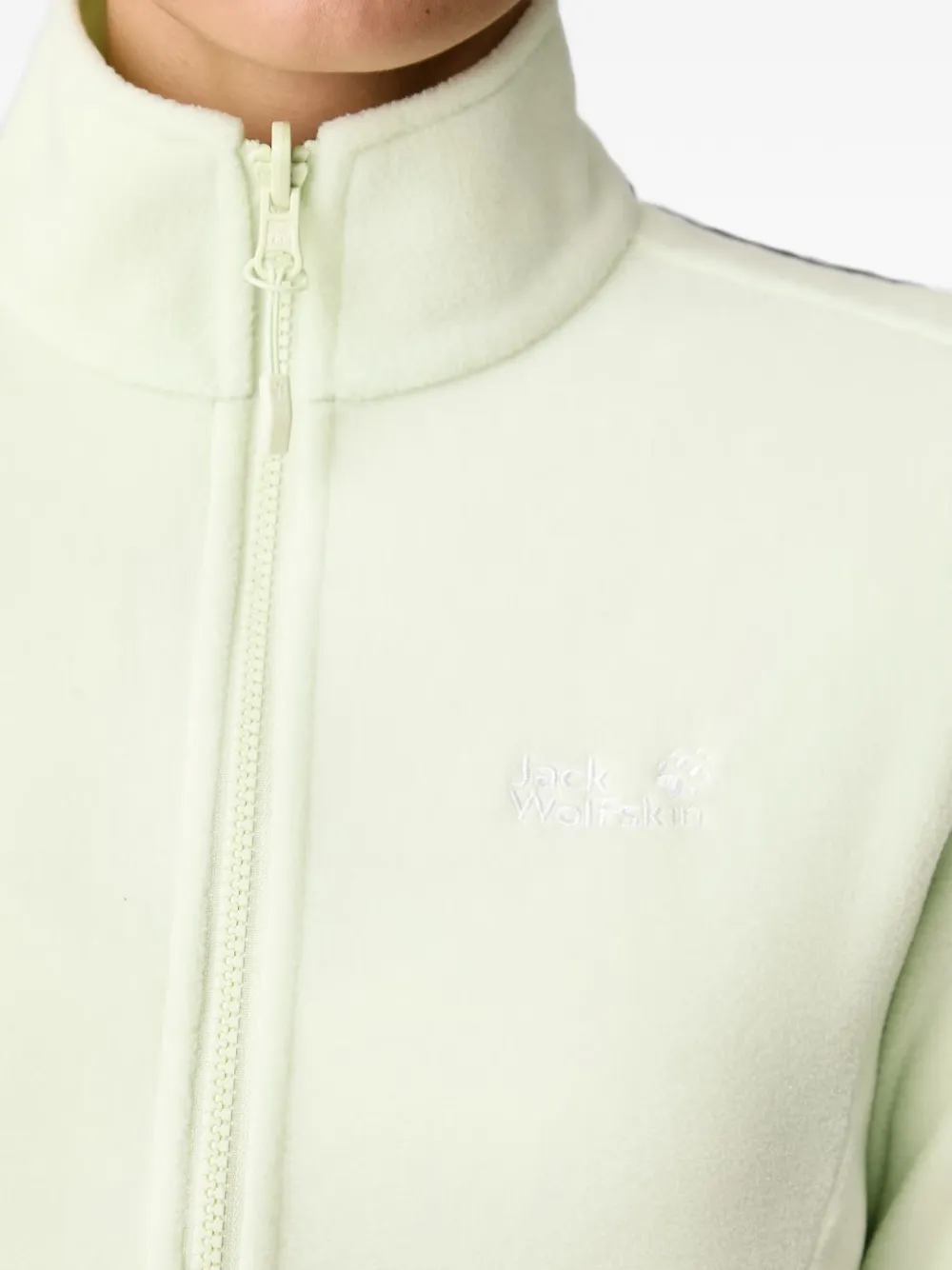 JACK WOLFSKIN Sweater met geborduurd logo Groen