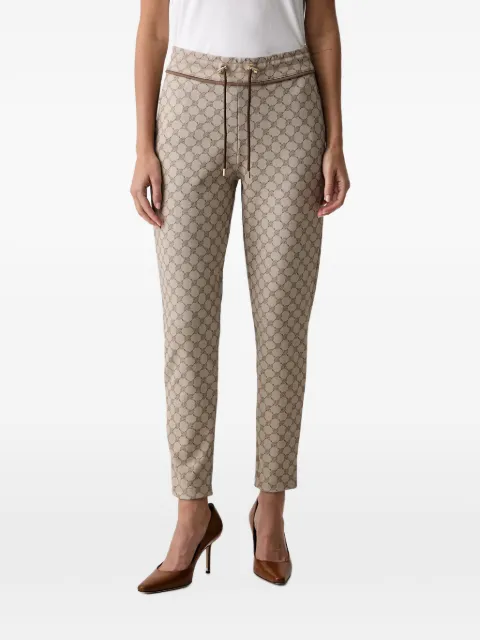 Joop! logo-pattern drawstring trousers