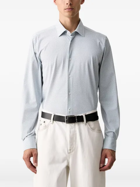 Joop! geometric-print long-sleeve shirt