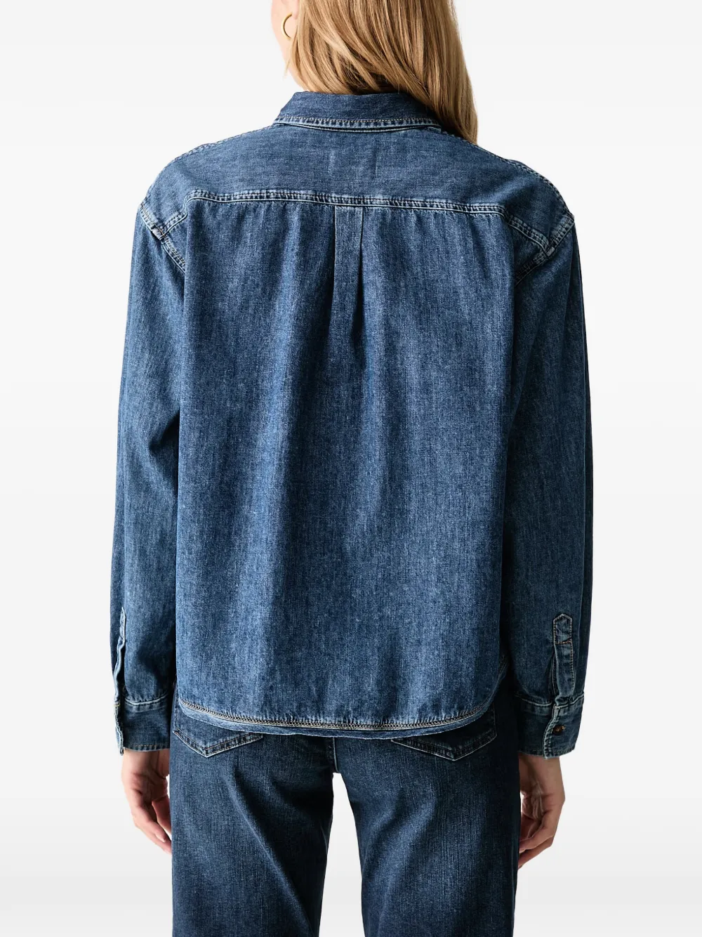 Joop! Denim blouse Blauw