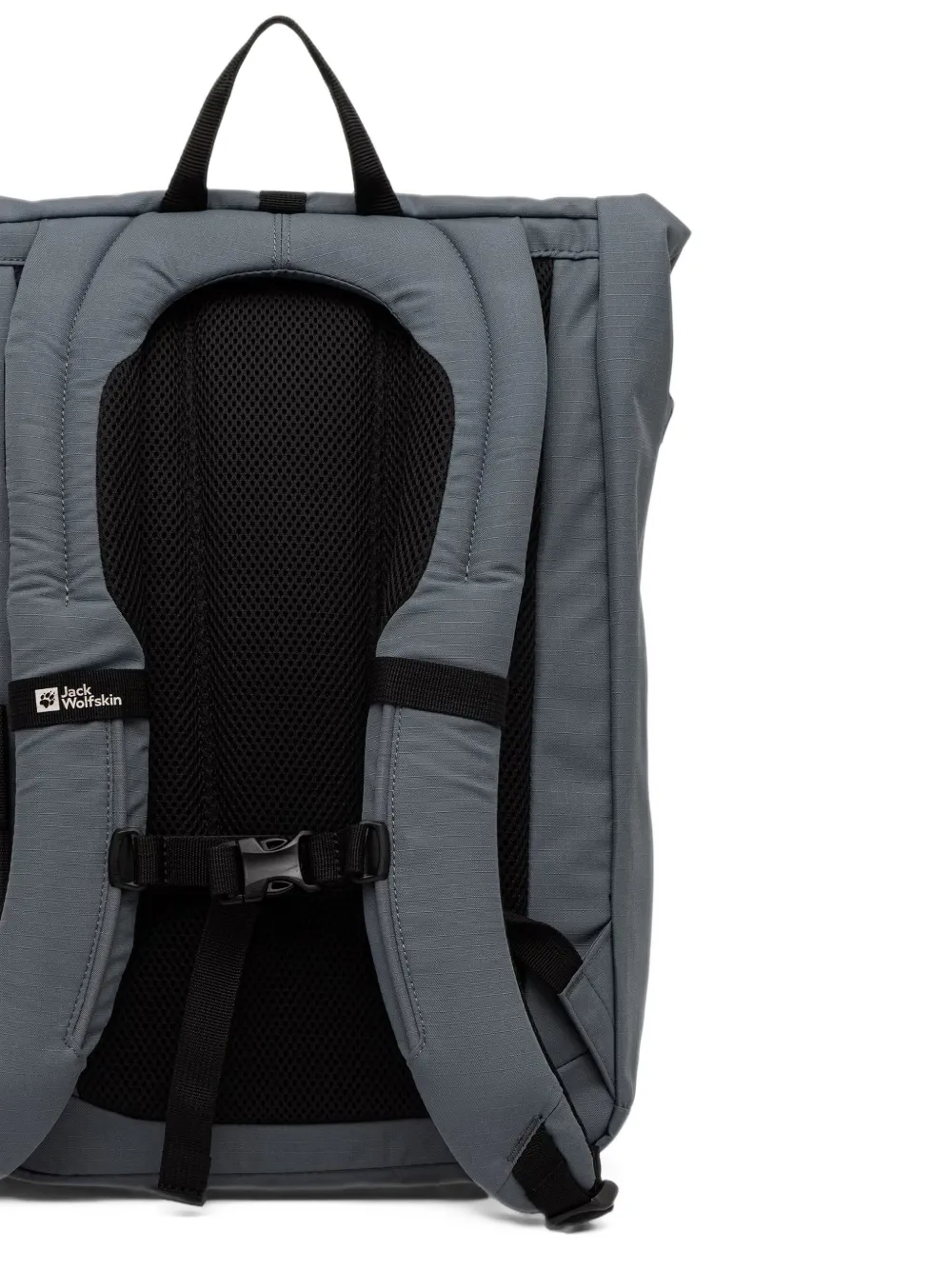 JACK WOLFSKIN Island roll-top buckle-fastening backpack Grijs