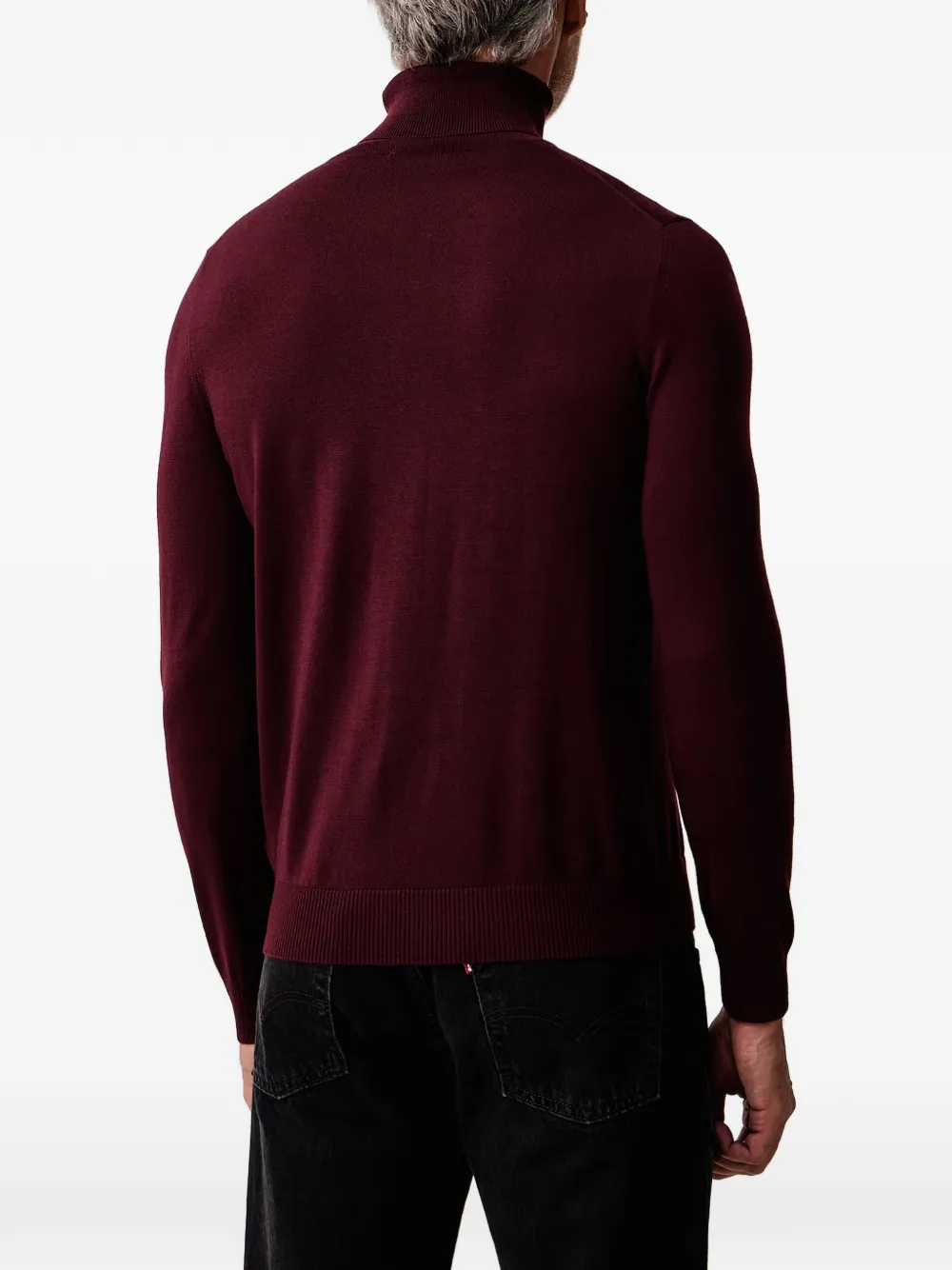Joop! roll-neck sweater Rood