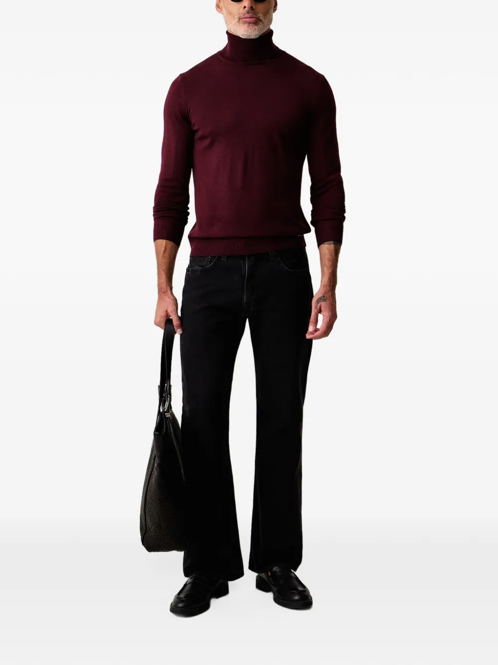 Joop! roll-neck sweater Rood