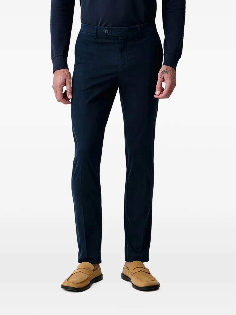 Hackett London Kensington straight-leg trousers - Bleu Hackett London Kensington straight-leg trousers - Bleu