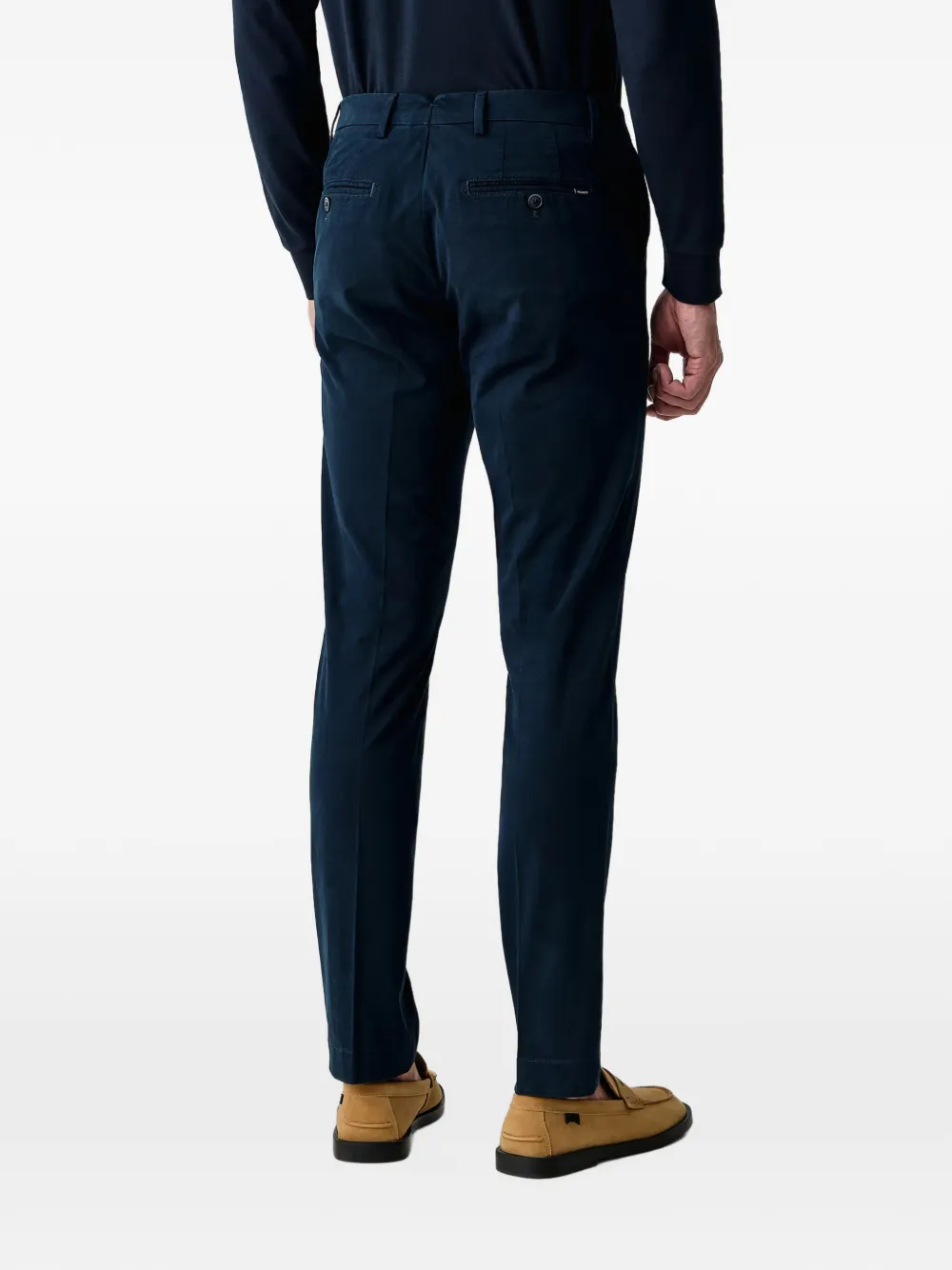 Hackett London Kensington broek met rechte pijpen Blauw