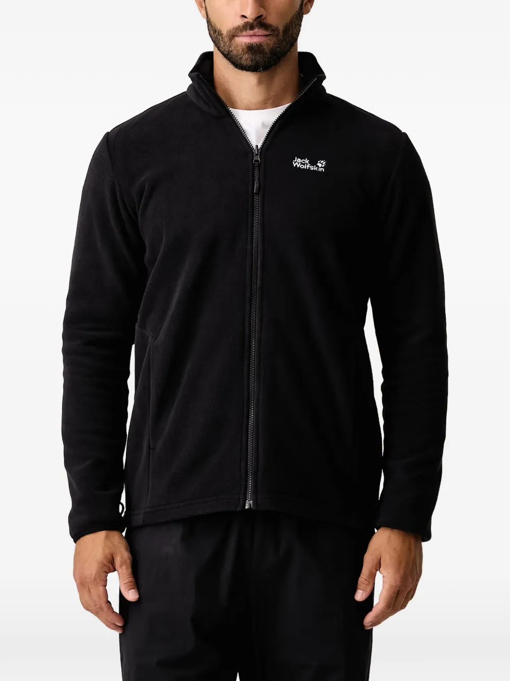 JACK WOLFSKIN STONETRAIL 3IN1 JKT M hooded jacket Zwart
