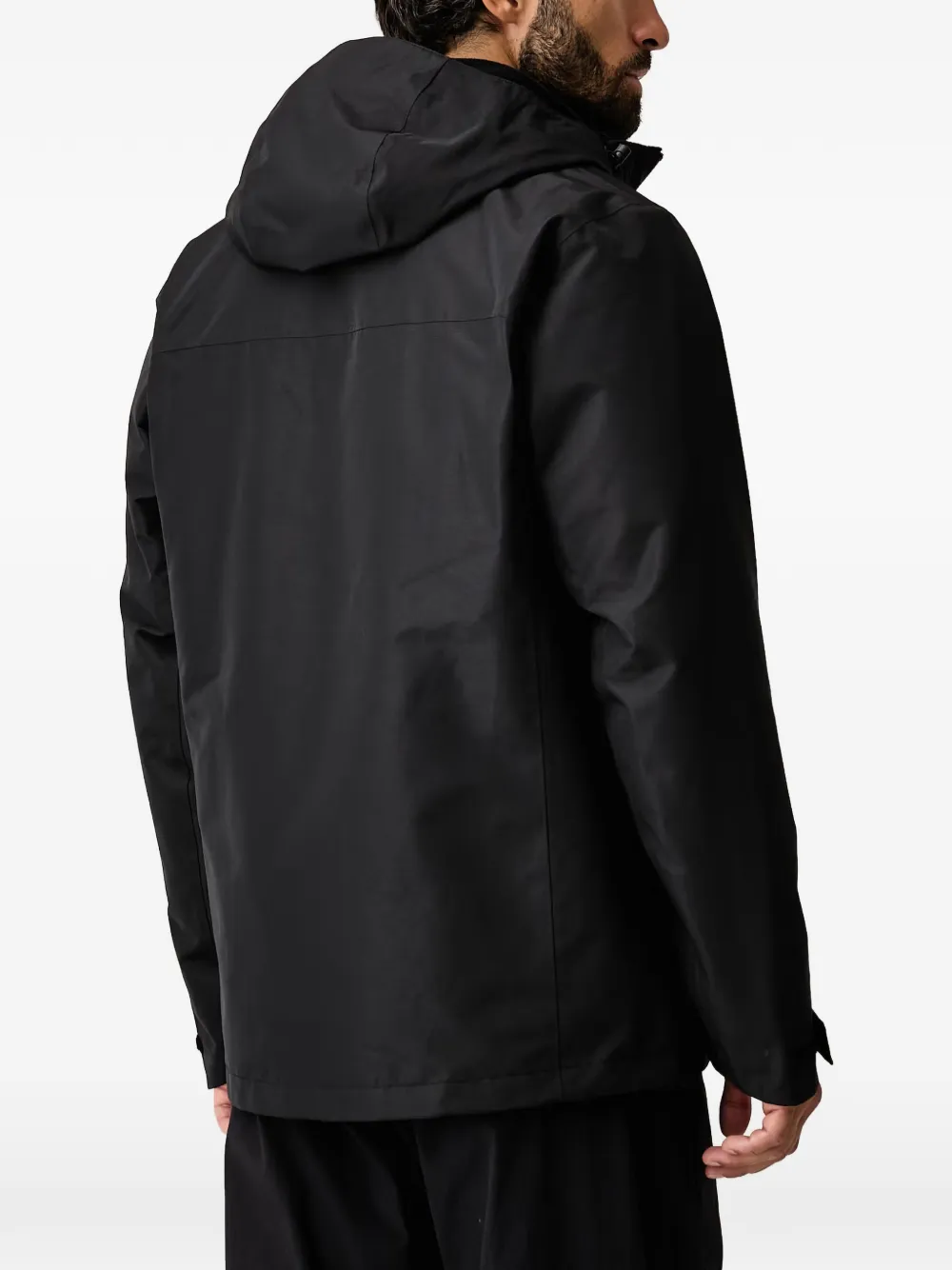 JACK WOLFSKIN STONETRAIL 3IN1 JKT M hooded jacket Zwart